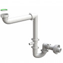 Izlietnes sifons 1 1/2 х  40 x50 U SIFONI