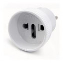 Adapteris Makel, 1-viet., b/z, balts Elektropreces