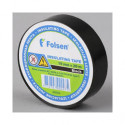Изоляционная лента FOLSEN 15mm x 10 m  (Чёрная) Плёнки ,ленты,клей